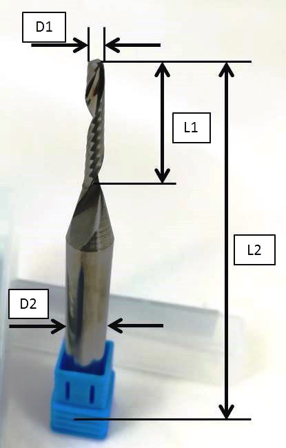 Einschneider,  RZ 3 mm (D1)